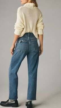 AGOLDE Kye Mid-Rise Straight-Leg Jeans size 28